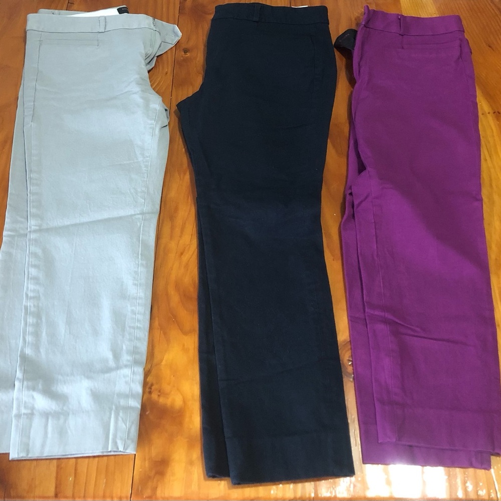 Lot of 3 banana republic pants size 6